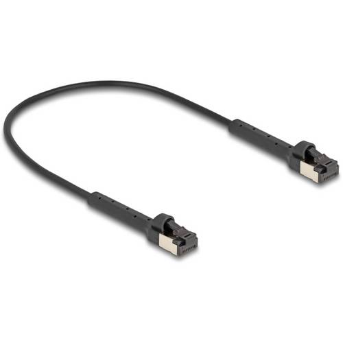 Delock 80938 RJ45 Netzwerkkabel, Patchkabel CAT 8.1 U/FTP 0.25 m Schwarz 1 St.