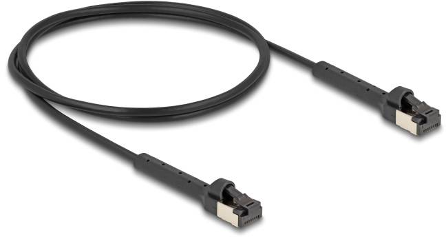 Thumbnail - Delock 80940 RJ45 Netzwerkkabel, Patchkabel CAT 8.1 U/FTP 1.00 m Schwarz 1 St.