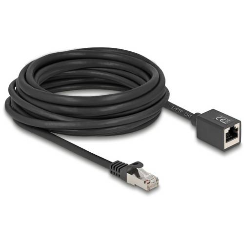 Thumbnail - Delock 90320 RJ45 Netzwerkkabel, Patchkabel CAT 6a S/FTP 1.00 m Schwarz 1 St.