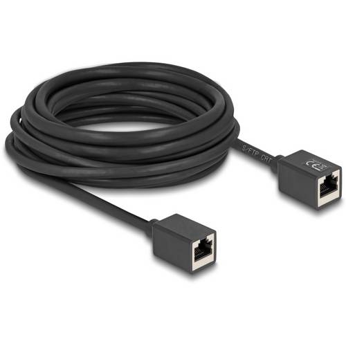 Thumbnail - Delock 90334 RJ45 Netzwerkkabel, Patchkabel CAT 6a S/FTP 7.50 m Schwarz 1 St.
