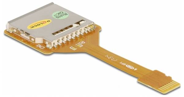 Delock Computer Adapter [1x SD - 1x microSD]  Mehrfarbig