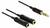 'Delock Audio-Splitter-Kabel mit einem 3,5-mm-Stecker und zwei 3,5-mm-Buchsen, ideal zum Anschluss von zwei Kopfhörern an ein Gerät.'