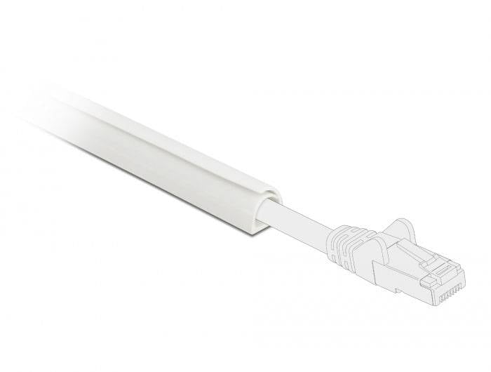 Delock Mini self-closing - Kabelkanal - 1 m - weiß-1