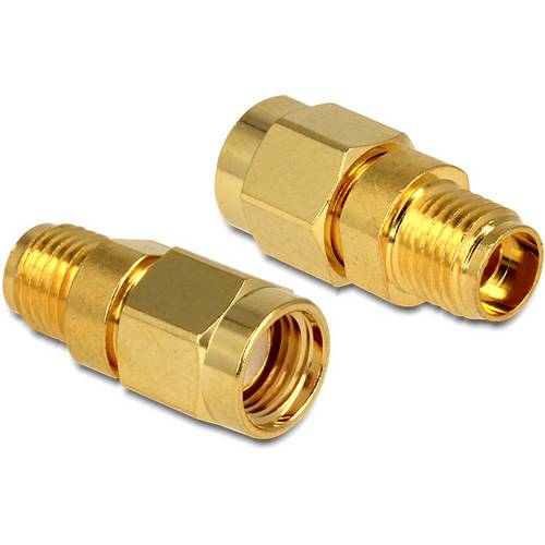 Thumbnail - Delock 88728 88728 HF-Adapter RPSMA-Stecker - SMA-Buchse 1 St.