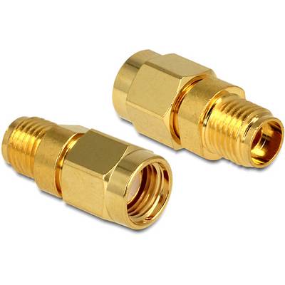 Delock 88728 88728 HF-Adapter RPSMA-Stecker - SMA-Buchse 0 mm 1 St.-0