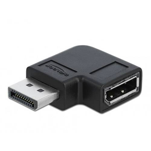 Thumbnail - Delock DisplayPort Adapter DisplayPort Buchse, DisplayPort Stecker Schwarz 66296 8K UHD, vergoldete Steckkontakte Displa...