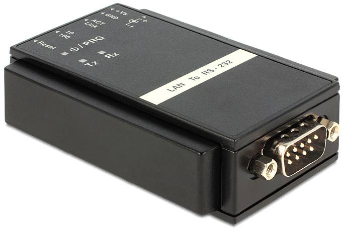 Thumbnail - Delock VGA Netzwerk Adapter [1x RS232-Stecker - 1x 2-polig] Schwarz