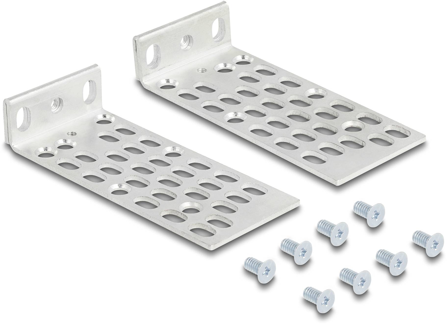 Delock 66236 19 Zoll Montagezubehör 1 HE Silber-1