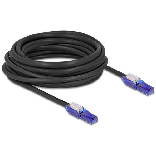 Thumbnail - Delock 80930 RJ45 Netzwerkkabel, Patchkabel CAT 6 U/UTP 7.50 m Schwarz, Violett 1 St.