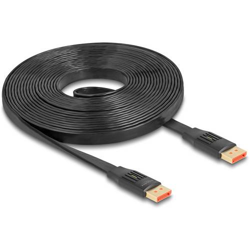 Delock DisplayPort Anschlusskabel DisplayPort Stecker 5 m Schwarz 81008 8K UHD, vergoldete Steckkontakte DisplayPort-Kab...