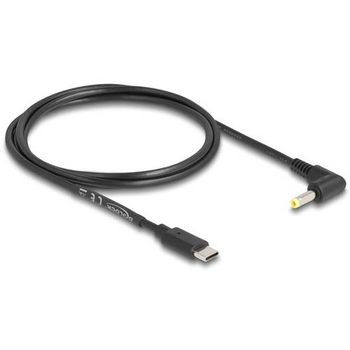 Thumbnail - Delock USB-Ladekabel USB-C® Stecker, DC Stecker 4,0 mm 1.50 m Schwarz 85665