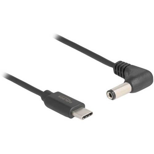 Thumbnail - Delock USB-Ladekabel USB-C® Stecker, DC Stecker 5,5 mm 1.50 m Schwarz 85398