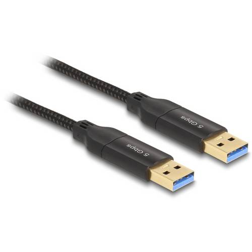 Delock USB-C® Kabel USB-C® Stecker, USB-C® Stecker 2.00 m Schwarz 83014