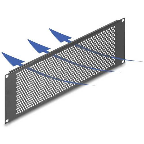 Thumbnail - Delock 67037 19 Zoll Netzwerkschrank-Blindabdeckung 3 HE Schwarz