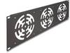 Delock 66747 19 Zoll Netzwerkschrank-Blindabdeckung 3 HE Dunkelgrau