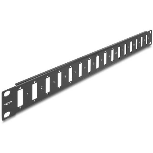 Thumbnail - Delock 66077 19 Zoll Montageplatte 1 HE Schwarz