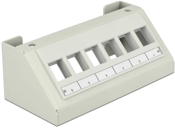 Delock 86218 86218 Patch-Panel Abdeckung Grau