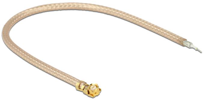 Delock WLAN-Antennen Anschlusskabel [1x IPEX-Stecker - 1x offene Kabelenden] 0.1 m Transparent