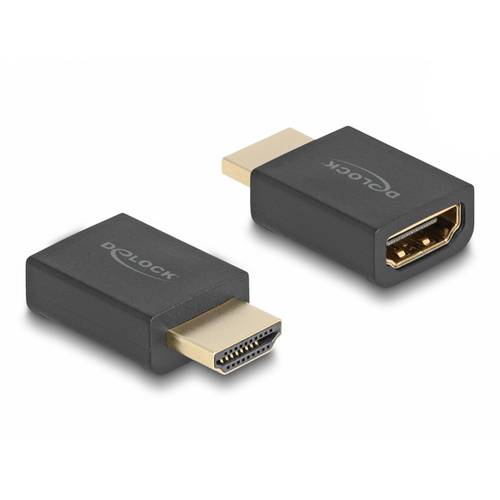 Thumbnail - Delock HDMI Anschlusskabel HDMI-A Buchse, HDMI-A Stecker Schwarz 66460 8K UHD, vergoldete Steckkontakte HDMI-Kabel