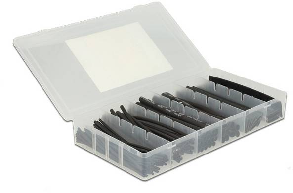 Delock 86271 Schrumpfschlauchsortiment Schwarz 1 St.-0