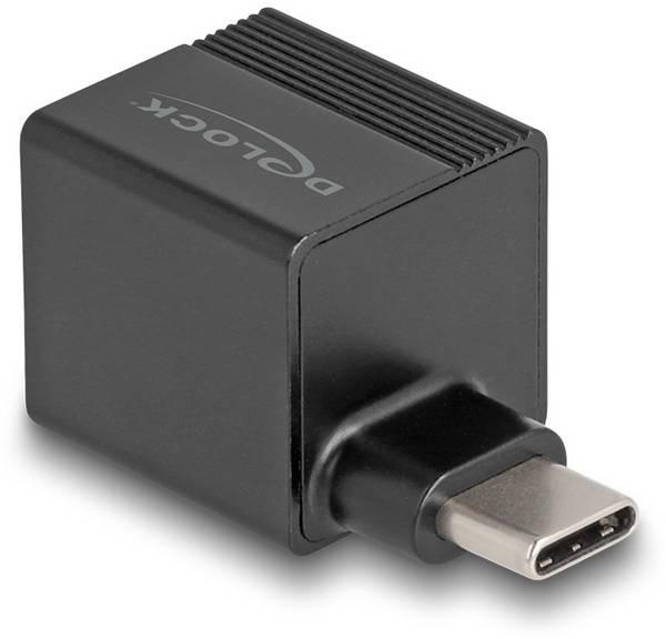 Delock USB 2.0 Adapter [1x USB-C® Stecker - 1x LAN (10/100/1000 MBit/s)] 66462 0 m