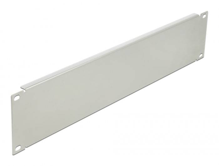 Delock 66534 19 Zoll Netzwerkschrank-Blindabdeckung 2 HE Grau-1