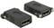 Zwei schwarze DisplayPort-Stecker mit Schraubgewinden zur sicheren Befestigung.