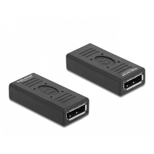 Delock DisplayPort Adapter DisplayPort Buchse Schwarz 66643 4K UHD DisplayPort-Kabel
