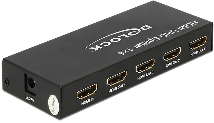 Delock 18684 HDMI-Splitter Schwarz-2