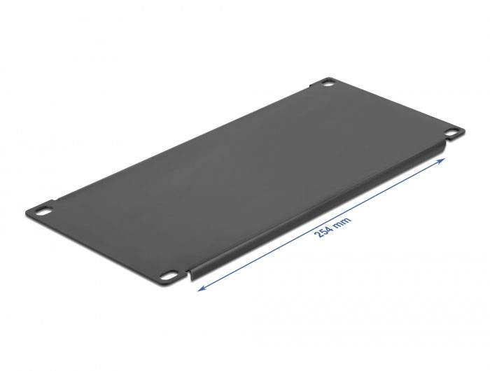 Delock 66662 10 Zoll Netzwerkschrank-Blindabdeckung Schwarz-2