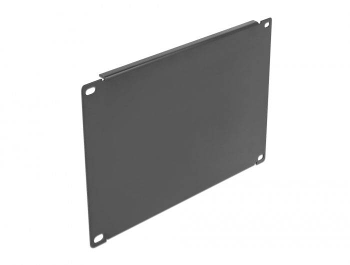 Delock 66663 10 Zoll Netzwerkschrank-Blindabdeckung Schwarz-1
