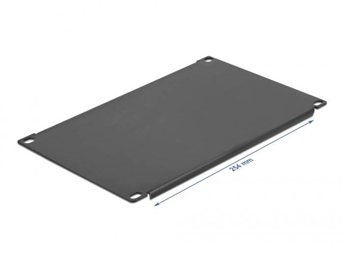 Delock 66663 10 Zoll Netzwerkschrank-Blindabdeckung Schwarz-2