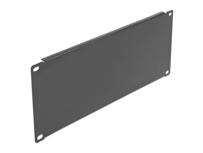 Delock 66664 19 Zoll Netzwerkschrank-Blindabdeckung 3 HE Schwarz-1