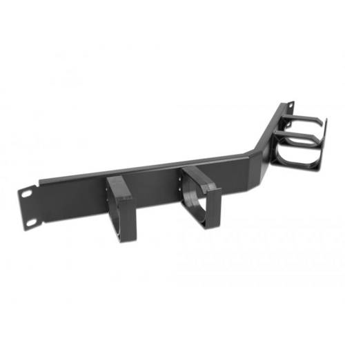 Thumbnail - Delock 66667 19 Zoll Netzwerkschrank-Kabelführung 1 HE Schwarz