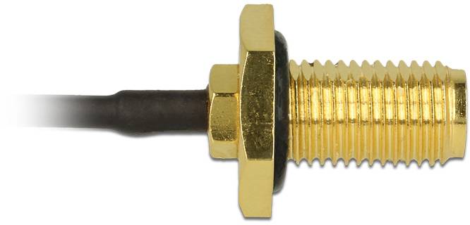 Delock WLAN-Antennen Anschlusskabel [1x SMA-Buchse - 1x IPEX-Stecker] 1 m Mehrfarbig-2