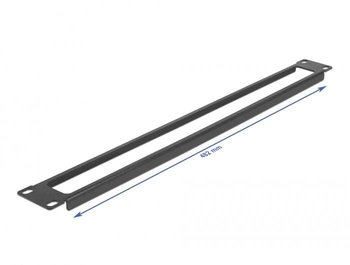 Delock 66674 19 Zoll Rangierpanel 1 HE Schwarz-2