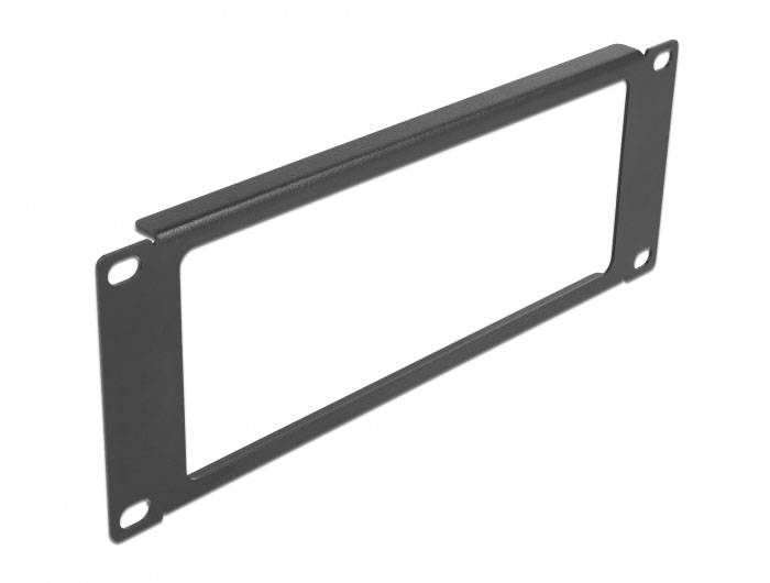 Delock 66673 10 Zoll Netzwerkschrank-Frontpaneel Schwarz-1