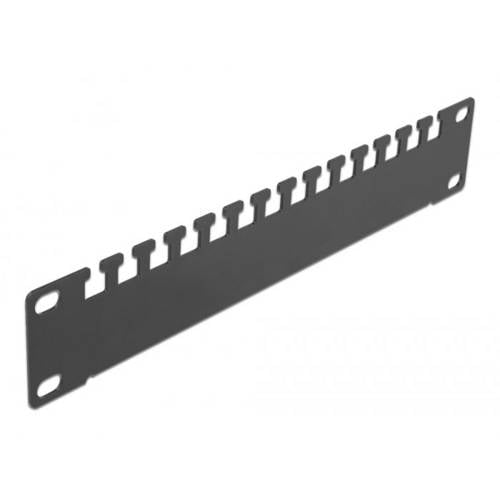 Thumbnail - Delock 66677 10 Zoll Netzwerkschrank-Abfanggitter Schwarz