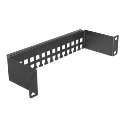 Delock 66678 10 Zoll Netzwerkschrank-Abfanggitter Schwarz-0