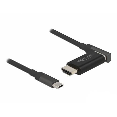 Thumbnail - Delock USB / HDMI Anschlusskabel USB-C® Stecker, HDMI-A Stecker 1.2 m Schwarz 66685 4K UHD, vergoldete Steckkontakte USB...