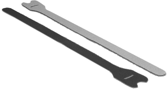 Thumbnail - Delock Klettkabelbinder (L x B) 300 mm x 12 mm Schwarz 10 St.