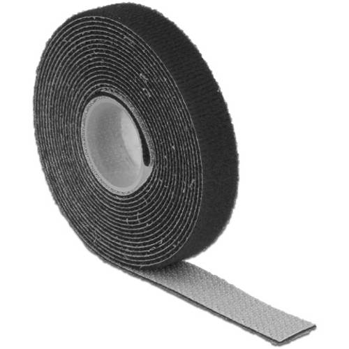 Thumbnail - Delock Klettverschluss - 3 cm - Schwarz - Klett-Kabelbinder L 3 m x B 13 mm Roll