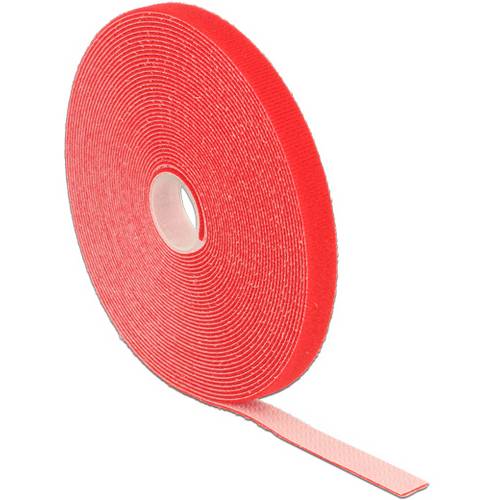 Thumbnail - Delock Klettverschluss - Kabelbinderrolle - 10 m - Rot - Klett-Kabelbinder L 10 m x B 13