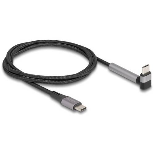Thumbnail - Delock USB-C® Kabel USB 2.0 USB-C® Stecker, USB-C® Stecker 1.50 m Schwarz, Grau 81172