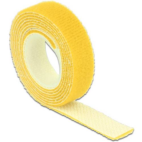 Thumbnail - Delock Klettverschluss - 1 m - Gelb - Kabelbinder