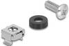 Delock 42432 19 Zoll Montagezubehör Schwarz, Silber