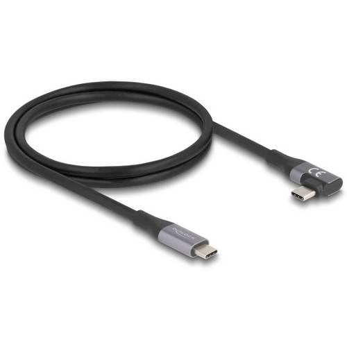 Thumbnail - Delock USB-C® Kabel USB-C® Stecker, USB-C® Stecker 1.00 m Schwarz 81131