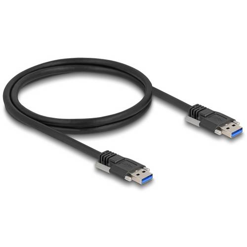 Thumbnail - Delock USB-Kabel USB-A Stecker, USB-A Stecker 1.00 m Schwarz 81254