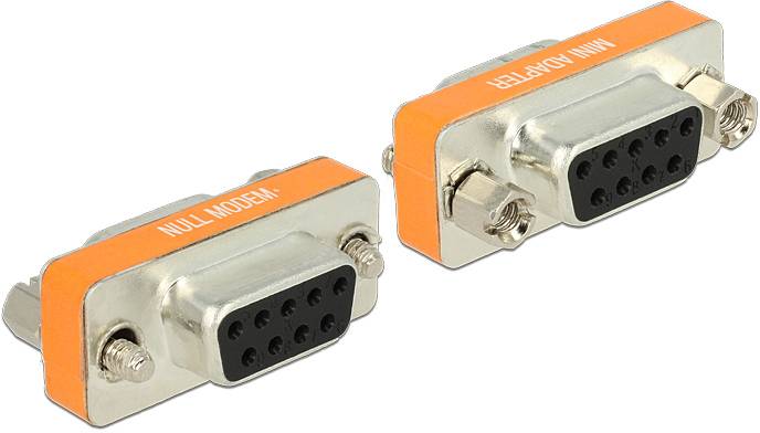 Delock Adapter Nullmodem Sub D 9 Pin Buchse > Buchse Gender Changer -