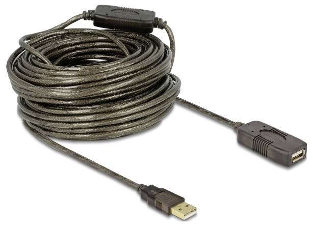 Delock USB 2.0-Verlängerungskabel  USB-A - USB-A 20 m